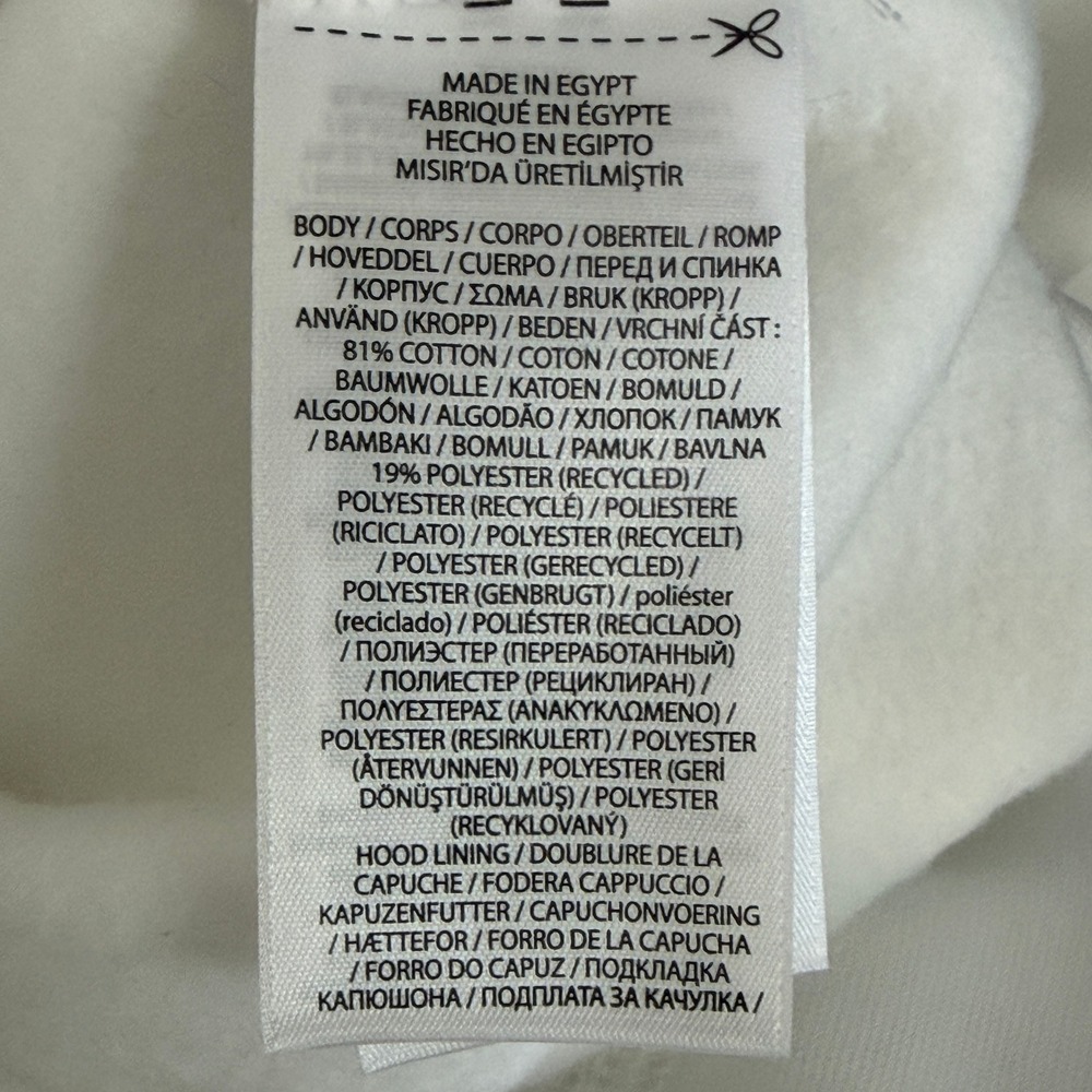 NEW Polo Ralph Lauren PREPPY POLO BEAR Hoodie Mens M White Pullover Fleece $185 - Picture 10 of 11